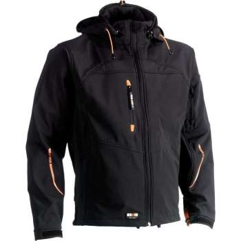 Herock Poseidon softshell werkjas Experts (0902) - Zwart - L