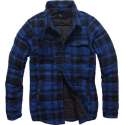 Vintage Industries Square padded shirt blauw