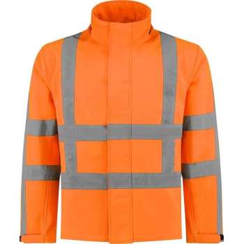 EM Traffic Softshell Jas RWS Oranje - Maat 4XL