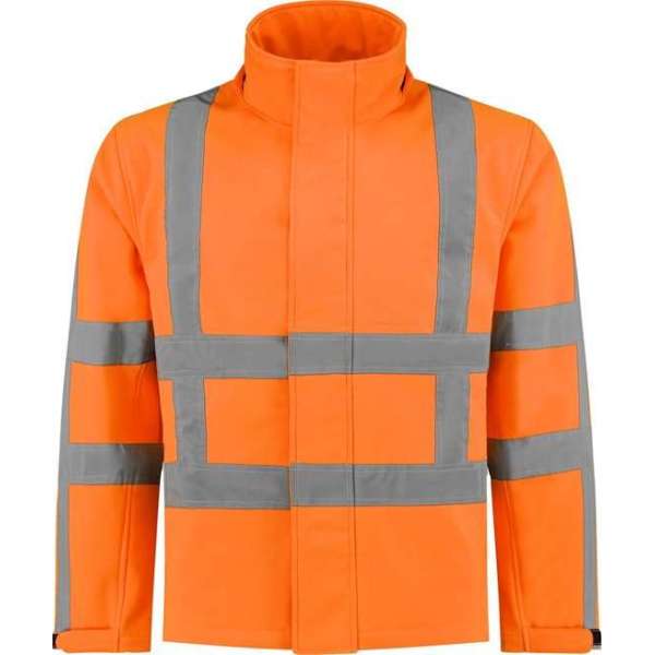 EM Traffic Softshell Jas RWS Oranje - Maat 4XL