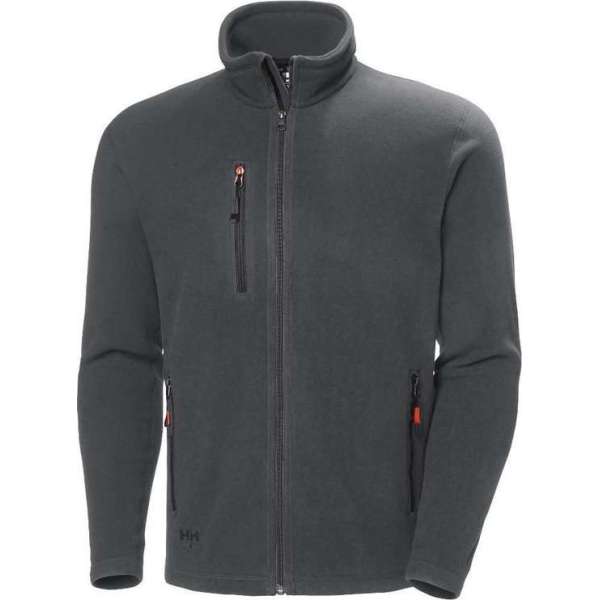 Helly Hansen Oxford Light Fleece Jacket 72097 - Mannen - Donkergrijs - XL