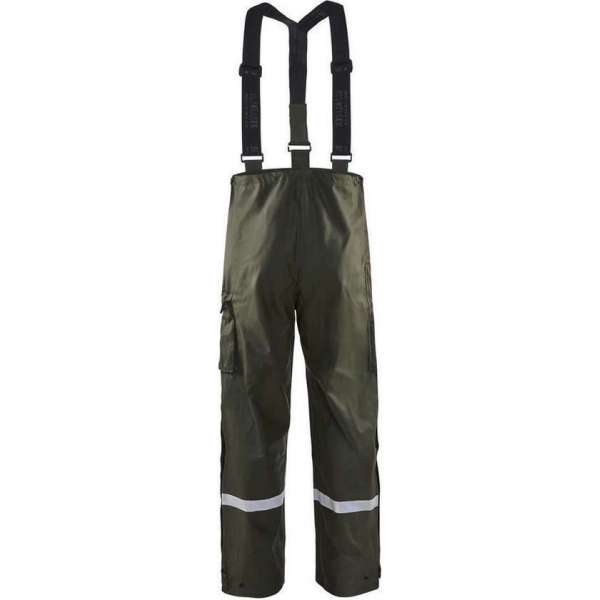 Blåkläder 1302 Regenbroek zware kwaliteit Army Groen maat 4XL