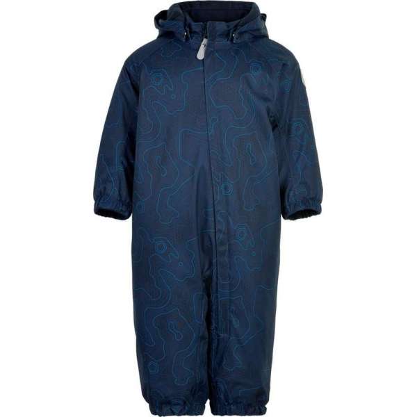 Color Kids - Coverall sneeuwpak voor baby's - AOP - Donkerblauw - maat 86cm