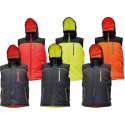 Knoxfield winter bodywarmer omkeerbaar antraciet/rood, maat 2XL