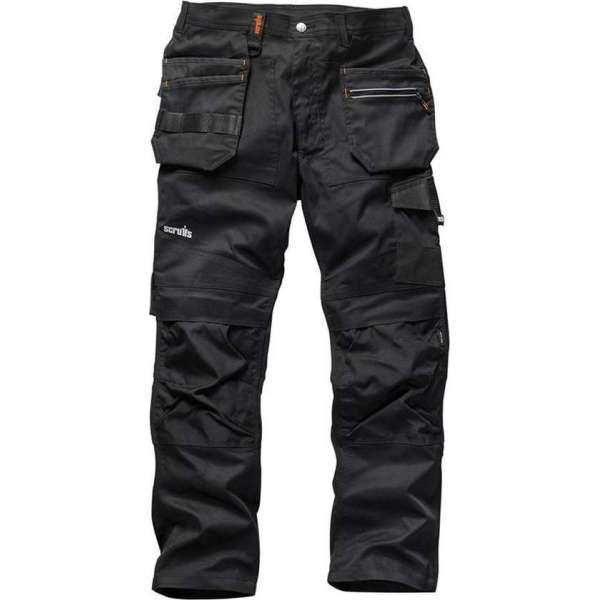 Scruffs Trade Flex Werkbroek - Kleur Zwart - Maat 32S - UK - 48S - EU