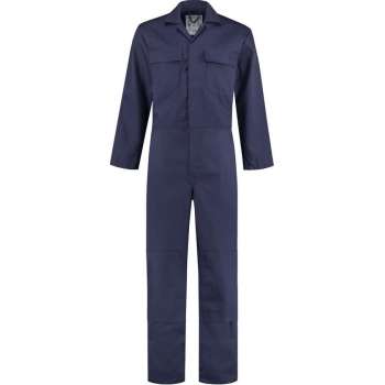 EM Workwear Overall Vlamvertragend 100% Katoen Navy Maat 48