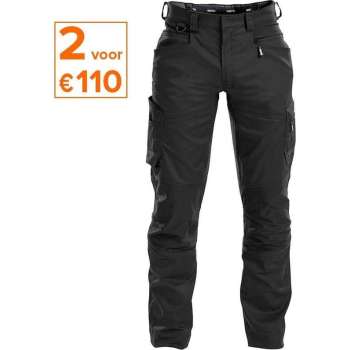 Dassy Helix Women Werkbroek met stretch voor dames 200998 - Zwart - 46