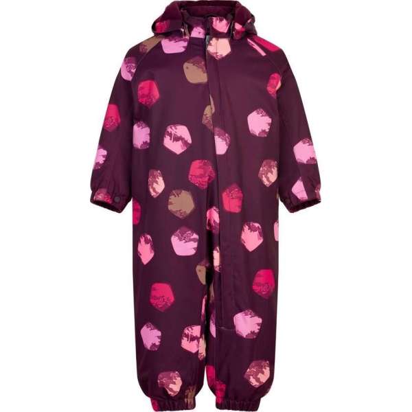 Color Kids - Coverall sneeuwpak voor baby's & peuters - AOP - Fel roze - maat 92cm