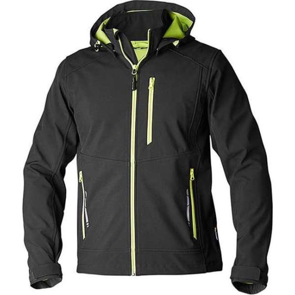 Top Swede 351 Softshell met Capuchon-Zwart-L