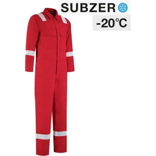 Dapro Blizzard Multinorm Gevoerde Winter Overall - Maat 3XL - Rood - Vlamvertragend , antistatisch en lasnorm