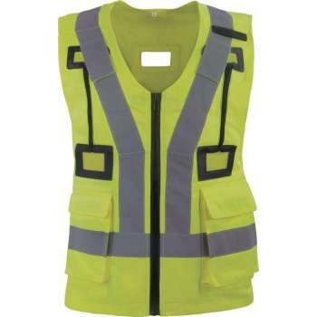 Delta Plus HARVESGI Werkvest Polyester/Katoen Fluo Geel