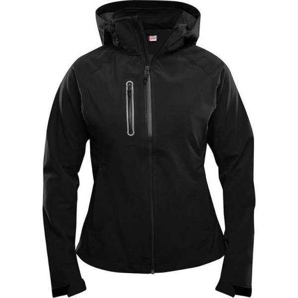 Milford dames softshell jacket zwart s