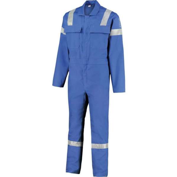 Orcon Multi Protect & Striping Overall – Blauw maat 52 - Antistatisch/Warmtebestendig/Chemicaliewerend/Laskleding