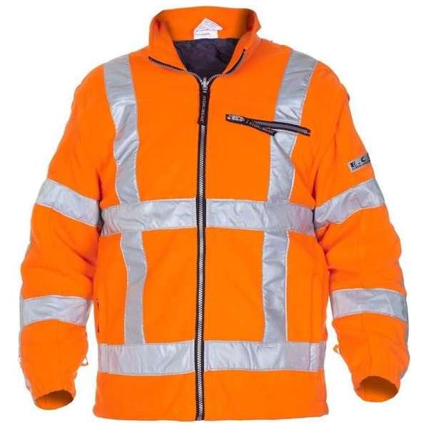 Hydrowear Fleecejas Fluor Oranje Mt L