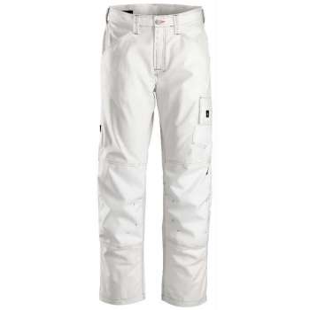 Snickers Workwear Schilders broek 3375 wit 146