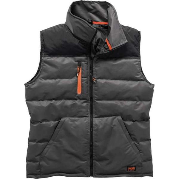 Scruffs Worker Bodywarmer, Donker Grijs - Maat XL