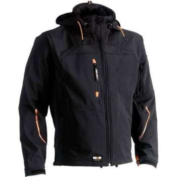 Herock Poseidon softshell jas - zwart - XS