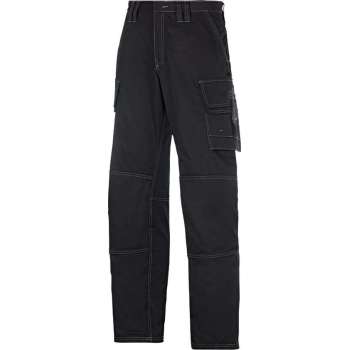 Snickers Service line trousers Zwart maat 144 Jeansmaat W30 L35 38130400144