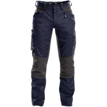 DASSY Helix D-Flex Werkbroek Stretch Donkerblauw/Grijs