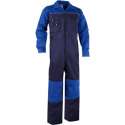 Dassy Profesional Workwear Overall Met Kniezakken - Cannes Marineblauw/korenblauw - Mt 2xl