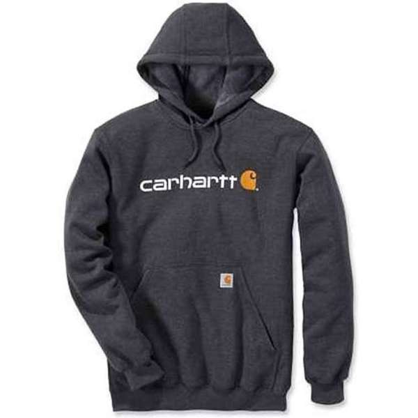 Signature Logo Hooded Sweatshirt Carbon Heather Heren XXL