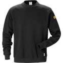 Fristads sweatshirt 125037 zwart