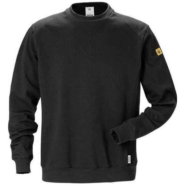 Fristads sweatshirt 125037 zwart