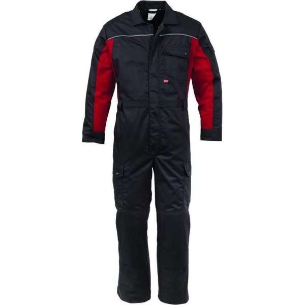 Havep 20004 Overall Charcoal Grijs/Rood maat 64