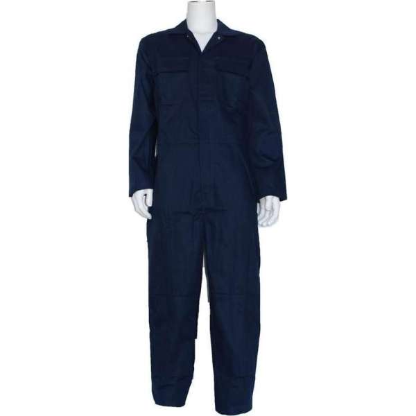 GAEVE Overall vlamvertragend 100% katoen navy maat 70