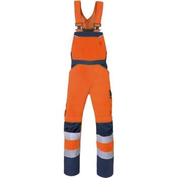 Havep 20221 Amerikaanse overall Fluo Oranje/Marine maat 52