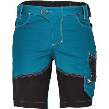 Cerva Neurum Classic korte werkbroek/short petrol blauw maat 46