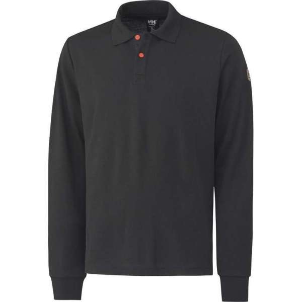 Helly Hansen Fakse LS Polo L (990 Black)