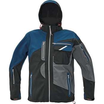 Assent softshell jack Symmons zwart XXL