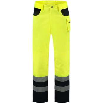 Tricorp  Werkbroek ISO20471 Bicolor 503002 Fluor Geel / Navy - Maat 46