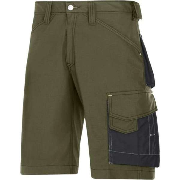 Snickers Workwear Shorts, Rip-Stop Groen 52