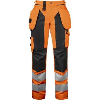 Projob 6519 Dames Werkbroek Oranje/Zwart maat 36