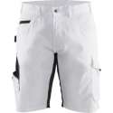 Blaklader 1094 Schildersshort met stretch White/Dark Grey C50