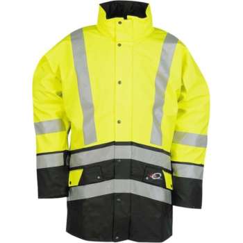 Werkkleding Sioen 1851A2 Fe0065 Lim - Jas Bron Geel / Marine - Maat: XL, Kleur: Geel