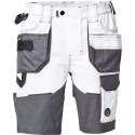 Cerva Dayboro korte werkbroek/short wit maat 62 (schilder/stucadoor)