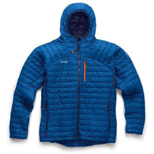 Scruffs Thermo Hooded Jacket-Blauw-S