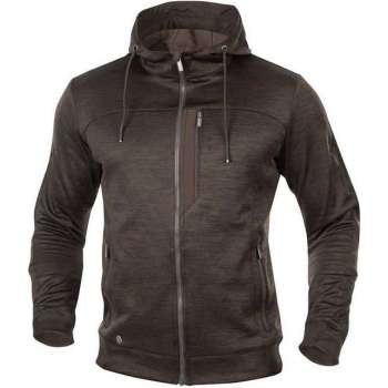 Ardon 3DBreathe Hooded Sweatshirt-Donkerbruin-S