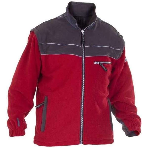 HW Kiel polarfleece rood*