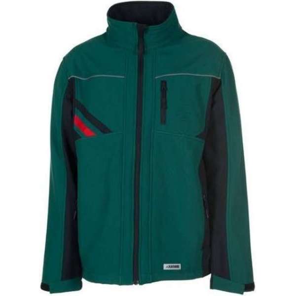 Planam Softshelljas Highline (2721) - Groen | Zwart - M