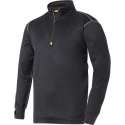 Snickers 1/2 Zip Micro Fleece Pullover - 9413-0400 - zwart - maat XL