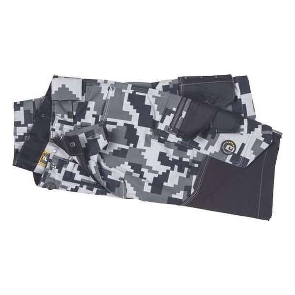 Cerva Neurum camouflage short antraciet maat 48