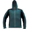 Cerva Dayboro hooded vest petrol blauw M