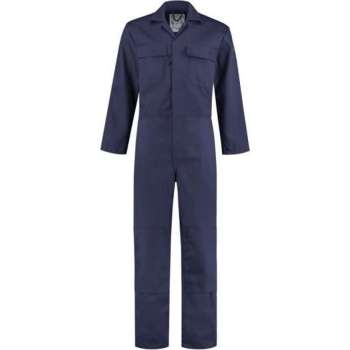 EM Workwear Overall Vlamvertragend 100% Katoen Navy Maat 176