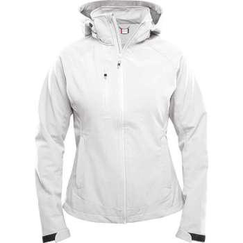 Clique Milford Softshell Ladies Wit maat XL