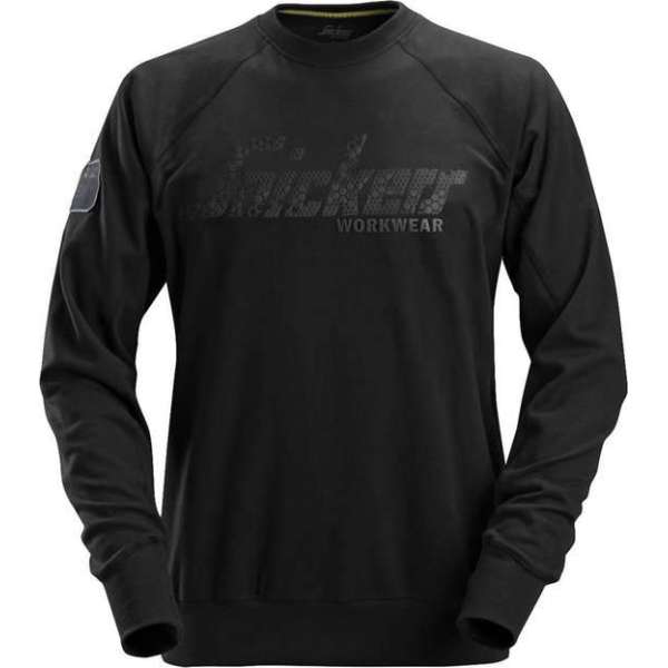 Snickers Workwear Logo Sweatshirt Crewneck zwart S