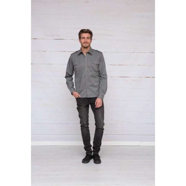 L&S Shirt Twill LS for him